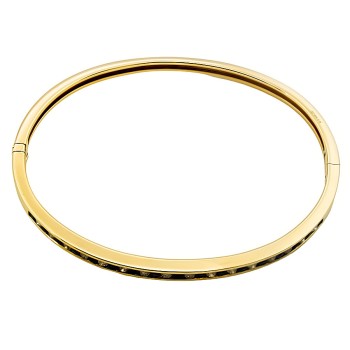 9ct gold Sapphire/Diamond Bangle